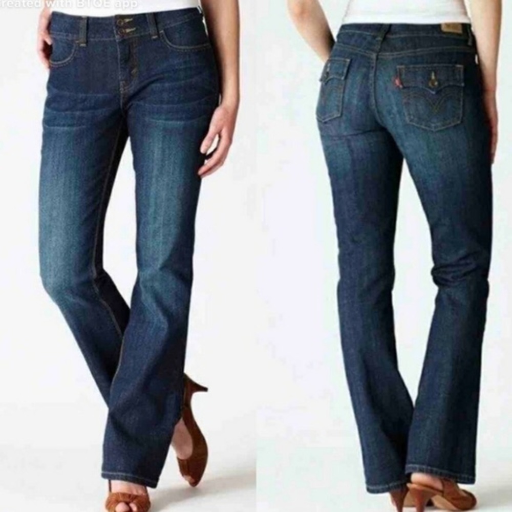 Levis 526 slender boot double button